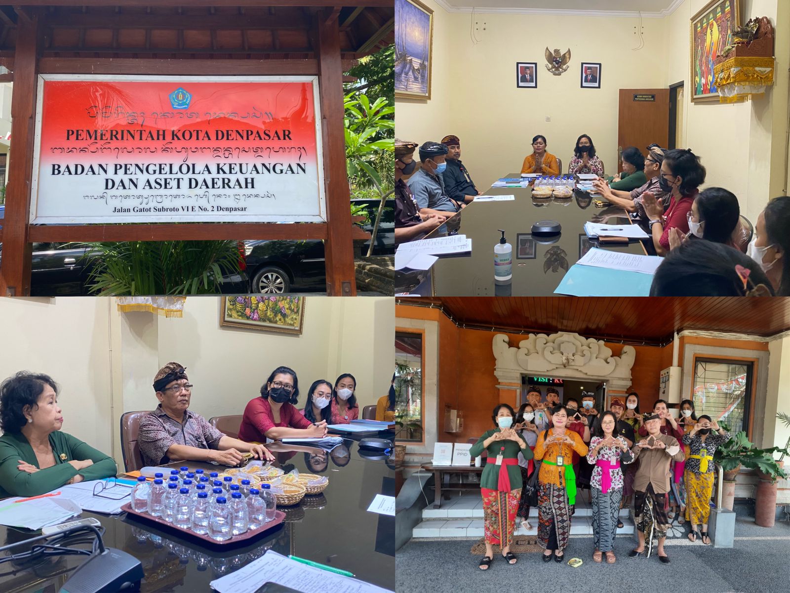 Menerima Tim Monev Kearsipan