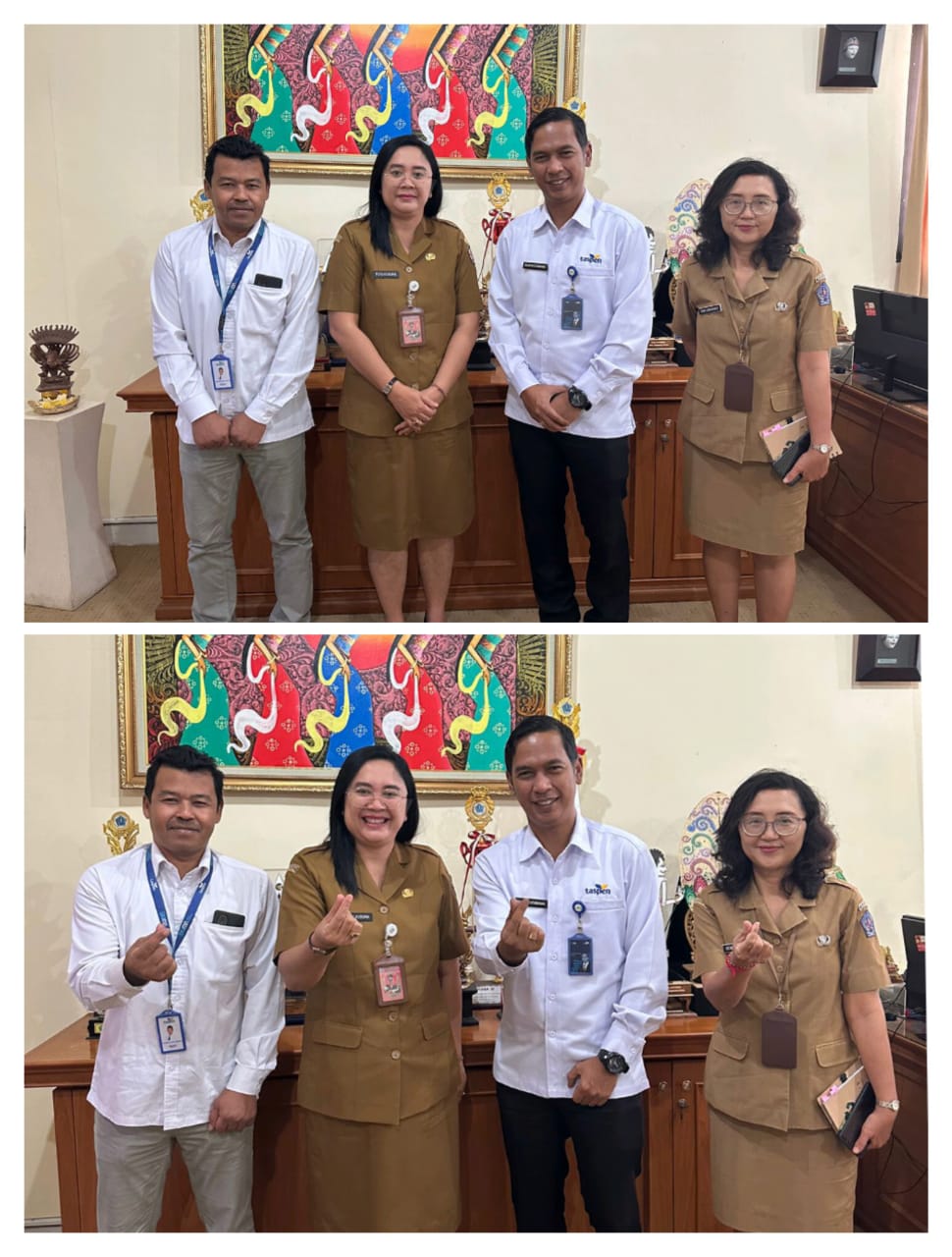 Kunjungan dari Branch Manager PT Taspen