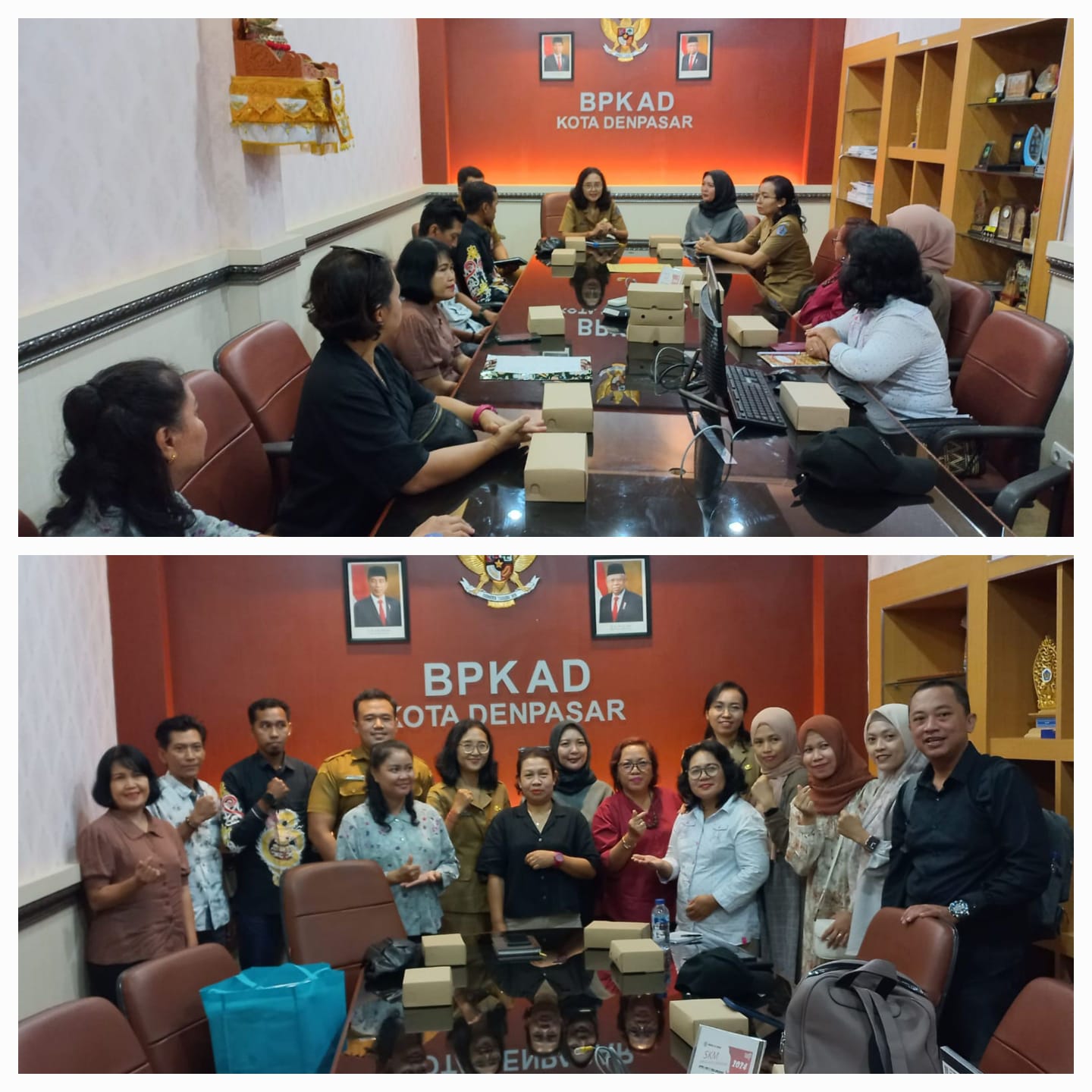 Menerima Kunjungan Kerja dari BPKAD Palangkaraya