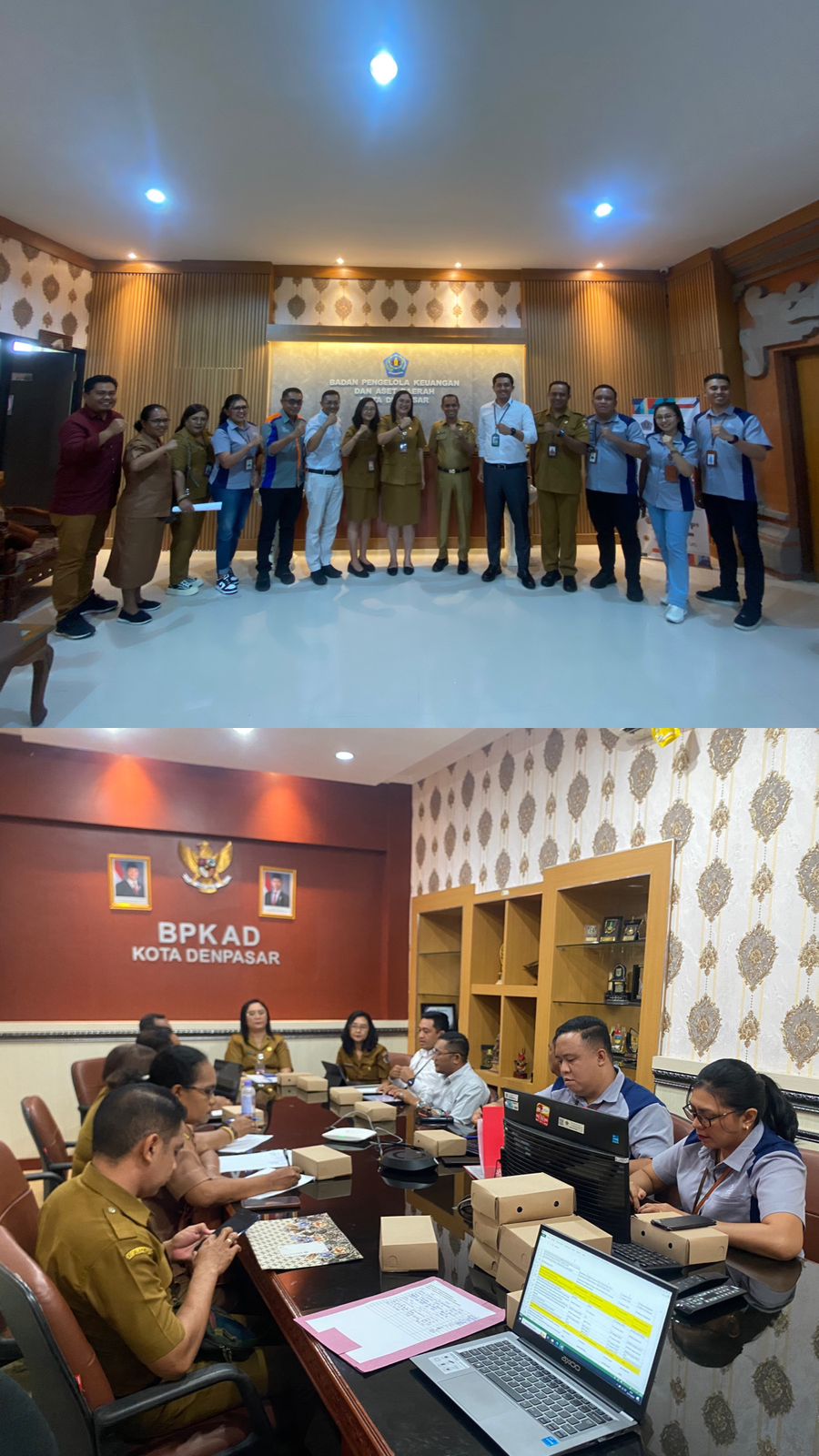 Kunjungan Kerja Dari BPKAD Kabupaten Belu
