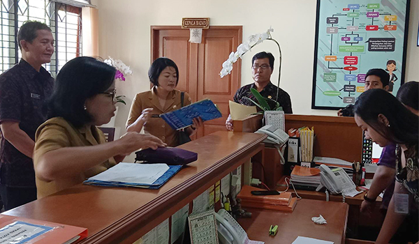 Monitoring dari tim Arsip