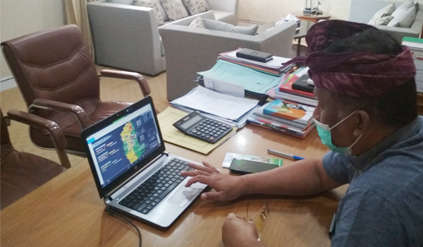 Rapat Evaluasi Penanganan Kasus COVID-19 di Kota Denpasar