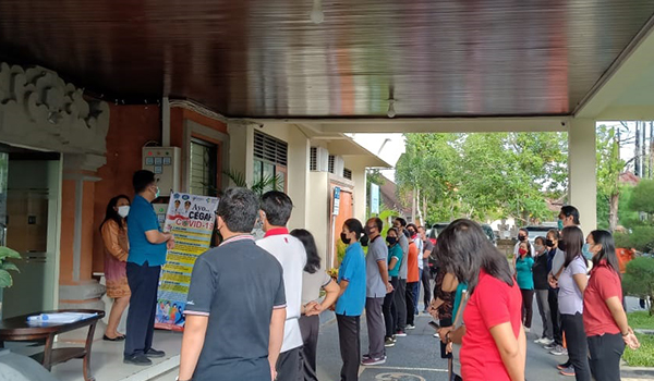 Pengarahan dari Kepala BPKAD Kota Denpasar