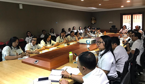 Rapat Mengenai Mekanisme Uang Persediaan Tahun Anggaran 2020