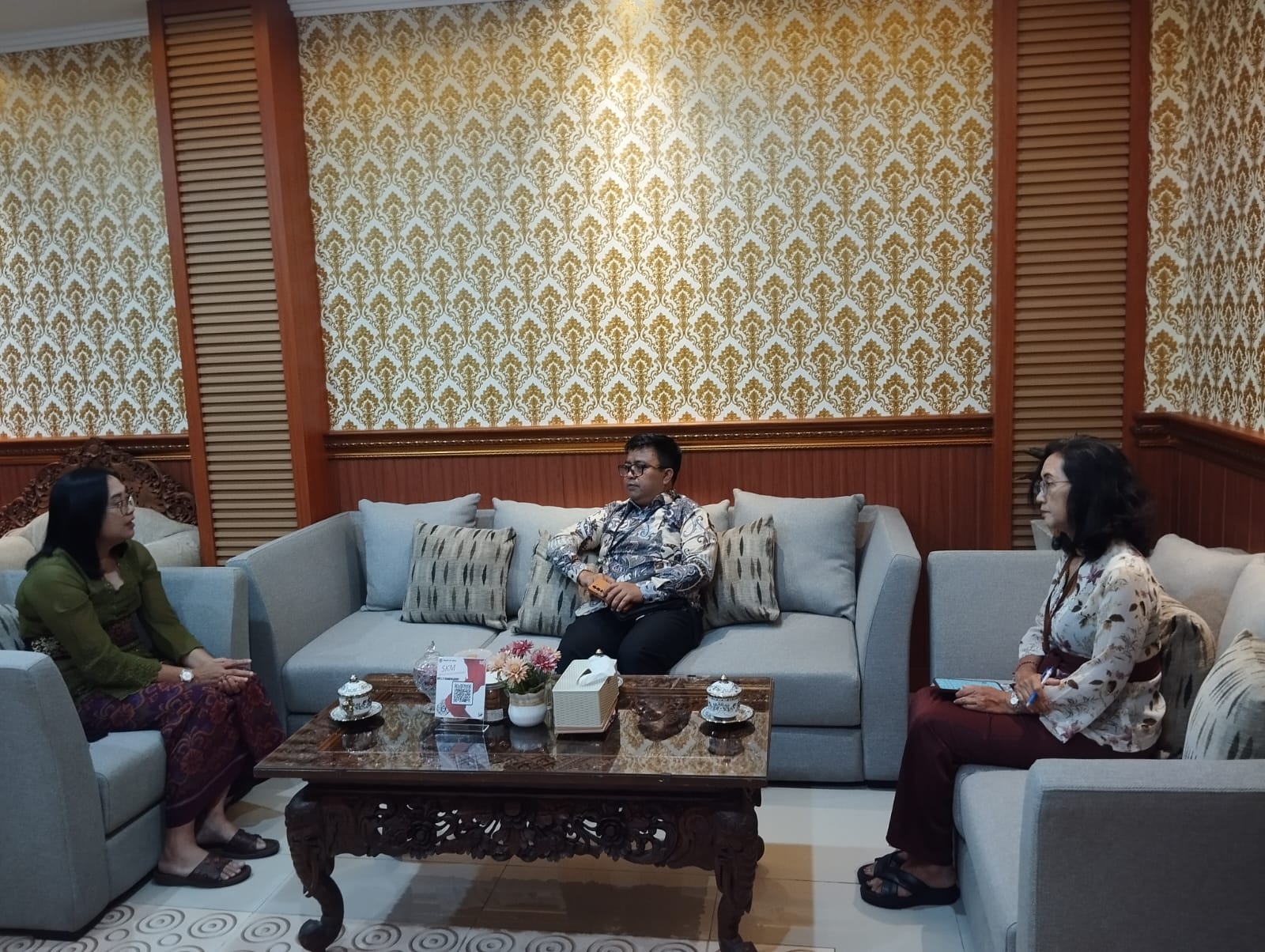 Menerima Audiensi dari TASPEN