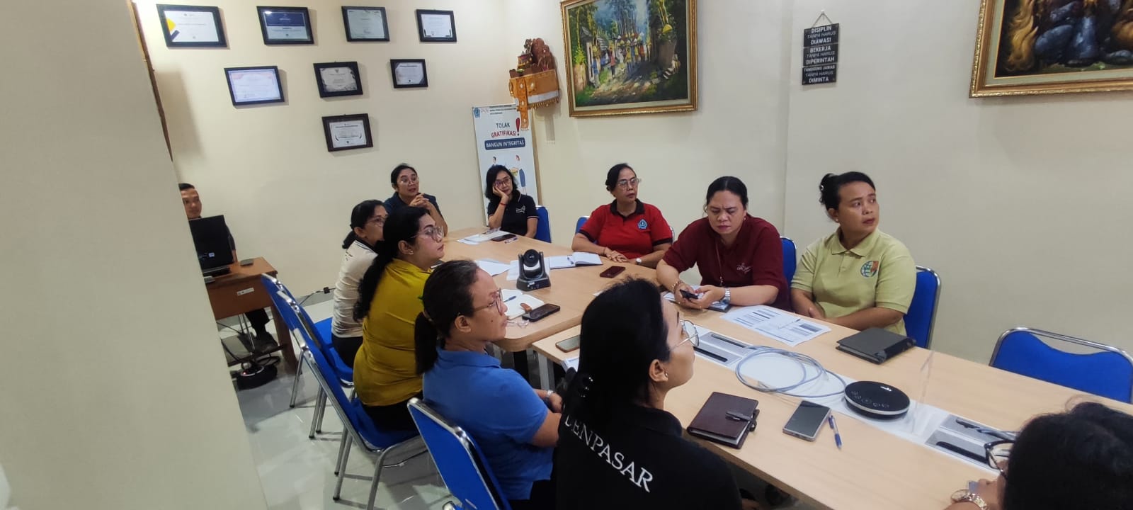 Pembahasan internal persiapan pelayanan SKM Online